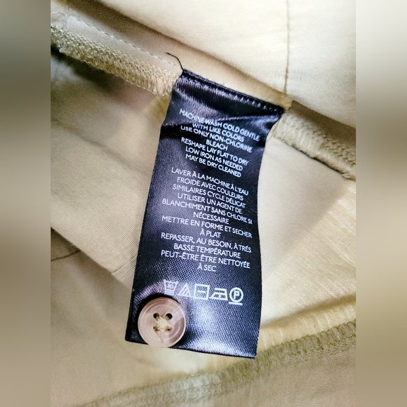 Pilcro Anthropologie 100%Cotton Pullover Long Sleeve Blouse Boho Olive Green S - Picture 10 of 16